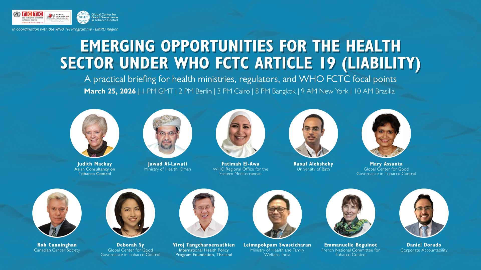 Beyond Traditional Litigation: Emerging Opportunities for the Health Sector  Under WHO FCTC Article 19 (Liability)